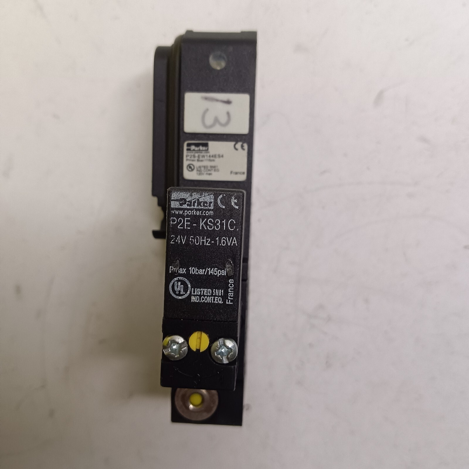 Parker P2S-EW144ES4 Pneumatic Solenoid Valve 8bar/116psi 120V P2E-KS31C - $35.00
