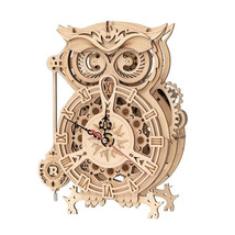 Robotime Mechanical Gears 3D Wooden Puzzle - Owl Clock - £68.01 GBP
