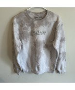 Taylor Swift Folklore Album Tye-Dye Crewneck Sweatshirt Official Merch S... - $41.58