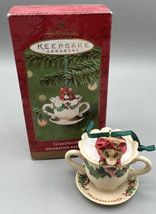 Hallmark Keepsake Ornament Grandmother Mouse Teacup 2001 2 ins. - £8.14 GBP