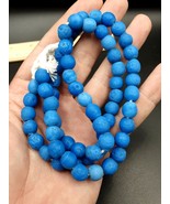 65 Stück seltene und schöne afrikanische Glashandel antike Perlen 10mm voll - $39.48