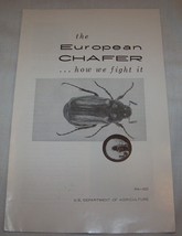 1961 VINTAGE HOW TO FIGHT THE EUROPEAN CHAFER US DEPT AGRICULTURE BROCHURE - $9.89