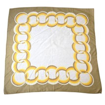 Vintage Neck Scarf Womens Square 70s Mid Century Modern Mod Groovy Eclec... - $14.94