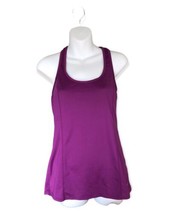Champion Duo Dry Shirt Womens Size S/P Purple Tank Top Sleeveless Workout - $11.84