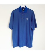 FootJoy Men&#39;s Coto de Caza Performance Course Logo Blue White Golf Polo ... - $475.72 MXN