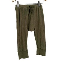 Kate Quinn Green Pointelle Lounge Pants Elastic Waist Unisex 3T - £10.25 GBP