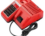 Replacement Charger Compatible With Milwaukee 12V-18V Lithium Battery 48... - $41.99