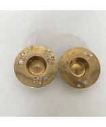 vintage retro  metal cut out star pattern votive candle holders made in ... - $381.07 MXN