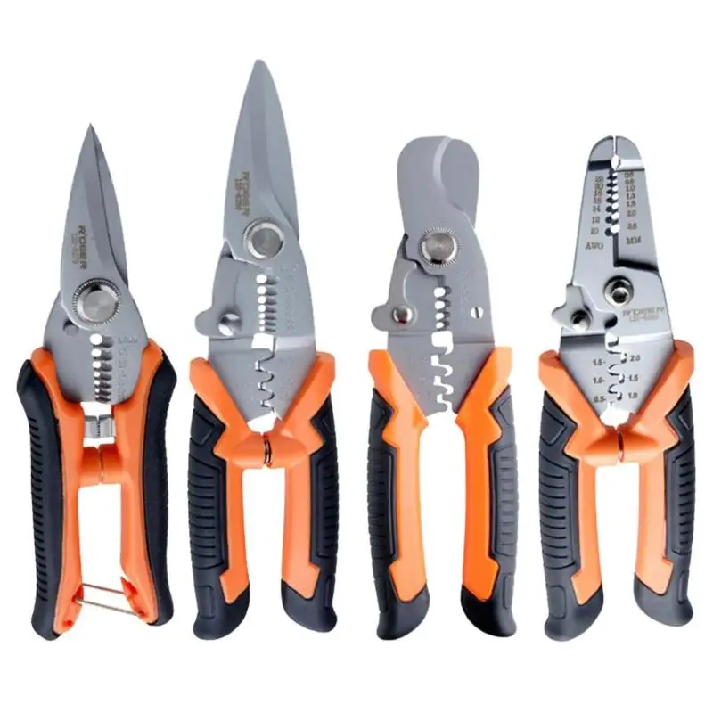 Multifunctional Professional Cable Wires Pliers Set Stripper Crimper Cutter - $19.08+