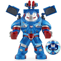 Iron Patriot (War Machine) Marvel Super Heroes Lego Compatible Minifigure Bricks - £4.71 GBP