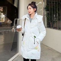 New Winter Coat Women cotton padded Jacket Female Casual Long Parkas Warm Loose  - £57.96 GBP