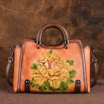 MOTAORA Retro Women Bag Leather Shoulder Bags For Women Large Capacity Handbag L - £112.81 GBP