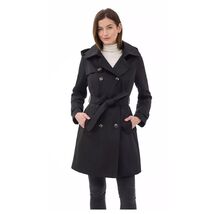 Women's London Fog Hooded Water-Resistant Raincoat - PM - $74.25