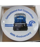 Consolidated Rail Corporation 40th Anniversary Plate - #435 of 1500 - £44.63 GBP