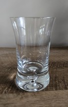 KROSNO of Poland Crystal VASE 6&quot; x 3-1/2&quot; or Large Glass Bubble Base - $23.75