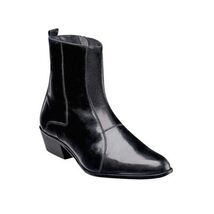 24855-001 Men's Stacy Adams Santos Side Zip Boot Soft Leather Black image 3