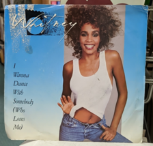 Whitney Houston I Wanna Dance With Somebody EX 45 RPM Picture Sleeve 1987 - $12.86