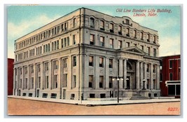 Old Line Bankers Life Building Lincoln Nebraska NE 1912 DB Postcard V16 - $5.89