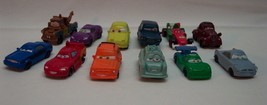Disney Cars 2 Nice Mixed Car Characters Figures Toy Lot Cake Toppers Mater Finn - £15.82 GBP