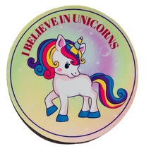 I Believe In Unicorns 2.625x 2.625&quot; StIcker - Free US Shipping - $4.89