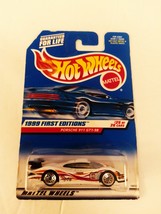 Hot Wheels 1999 #676 White Porsche 911 GT1-98 First Editions Lace Wheels... - $19.99