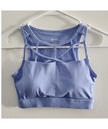 BuffBunny Collection Caged Up Botanical Strappy Sports Bra Blue Size XS - $34.19 CAD