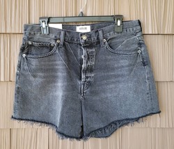 NEW Agolde Parker Long Shorts Loose Fit Vintage (Black) Size 29 NWT - $1,074.70 MXN