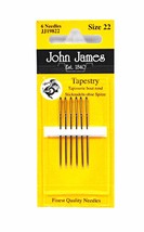 John James Tapestry Needle Size 22 - $7.95