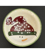 Vintage 2003 Expressly Yours Christmas Snowman 6&quot; Diameter Salad Bowl - €25,19 EUR