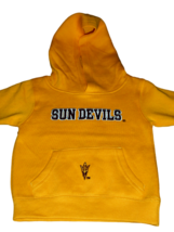NCAA ASU Sun Devils Hoodie Sweatshirt Child's Arizona State Yellow Pullover 2T - $24.99