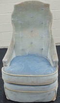 Fabulous Vintage Upholstered High-back Armchair - MID-CENTURY Piece Needs Tlc - £195.75 GBP
