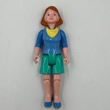 1993 Vintage Fisher Price Loving Family Dollhouse Mom/Girl Teal Shorts/B... - $12.99