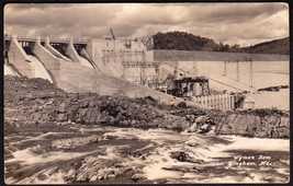 Bingham, Maine RPPC 1931 - Wyman Dam Real Photo Postcard - £9.58 GBP