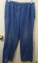 pull-on blue jeans L  - $5.00