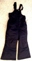 Faded Glory Unisex Childs Snow Pants Size XS 4/5 Black New With Tags - $12.82