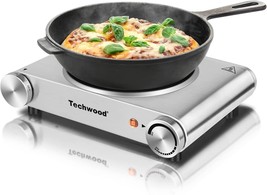 Techwood 1200W Portable Infrared Electric Single Cooking Hot Plate - £23.80 GBP