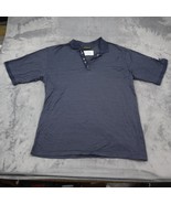 Bobby Jones Collection Shirt 2XL Blue Golf Polo Button Short Sleeve Coll... - £26.16 GBP