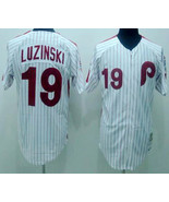 Phillies #19 Greg Luzinski Jersey Old Style Uniform White Stripe - €39,08 EUR