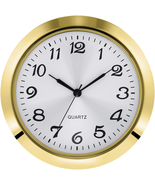 1.8 Inch 45 mm Round Quartz Clock Insert With Arabic Numerals Fit 1.6 In... - £11.53 GBP