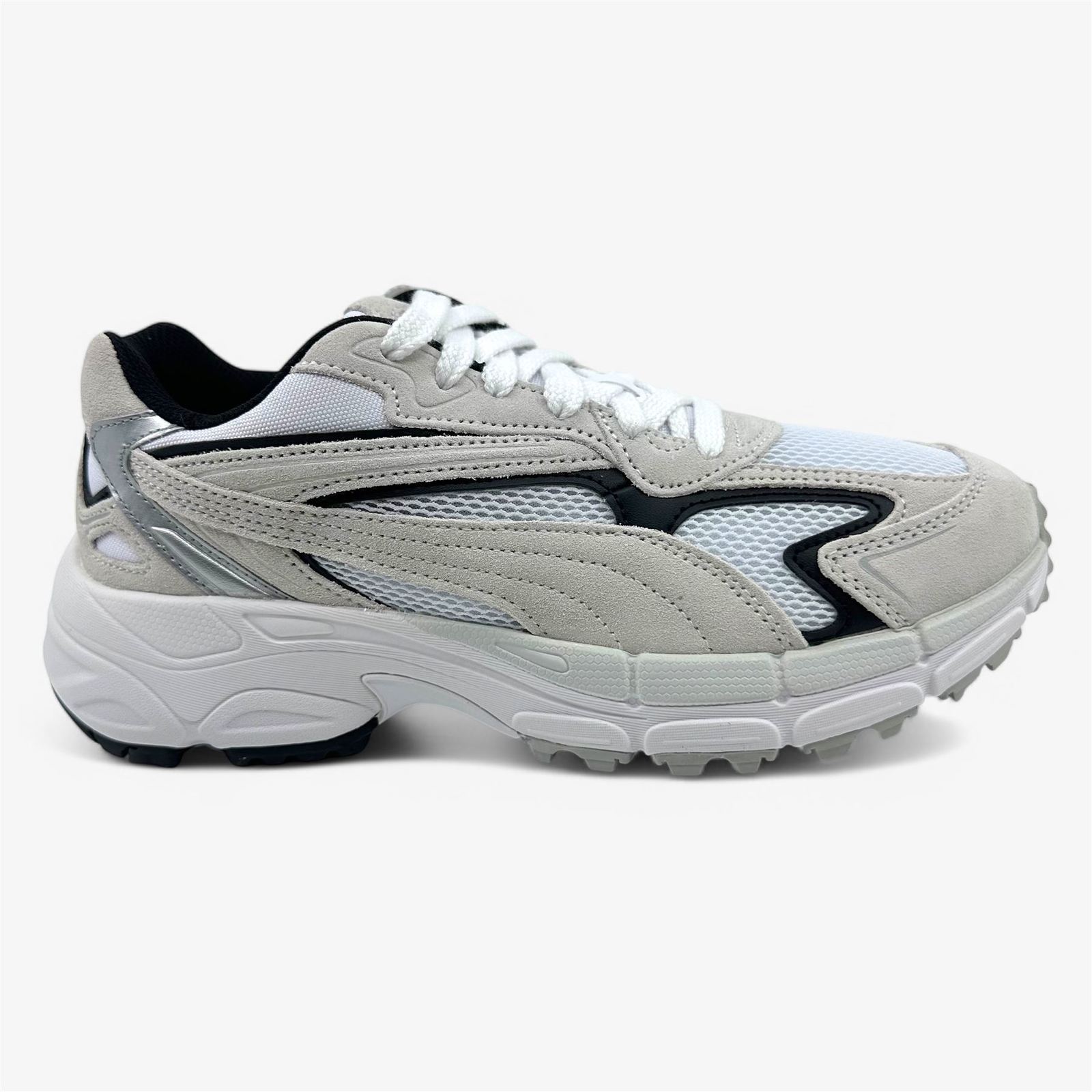 PUMA Teveris G White Silver Mens Spikeless Golf Shoes - $47.95