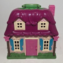 Lil Woodzeez Countryside Cottage Flower Pink House Woodland Play Dollhouse - £13.40 GBP