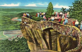Lover&#39;s Leap Unposted Vintage Postcard Rock City Gardens Lookout Mountain - £7.77 GBP