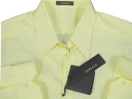 NEW Gianni Versace Couture Dress Shirt!  e 54 US 42 (Large)  Slim Fit  Y... - £156.20 GBP