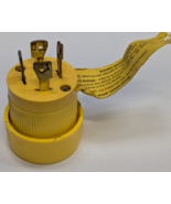 NOS Eagle 20A-125/250V Twist Lock Plug, NEMA L14-20P, Yellow - $13.85