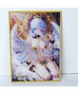 Ayaka Genshin Angel Glitter Waifu Card Anime Girl Wall Art Oversized Board A5 - $22.76