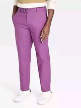 NWT Houston White Adult Checkered Chino Pants - Purple XXL 2XL Golf NEW - $25.99