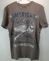 B) Retrofit Men's Graphic Short Sleeve Tee Shirt Crew Neck Motor Sport R... - $9.89