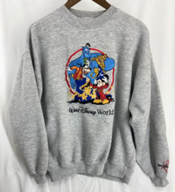 Vtg Walt Disney World 25th Anniversary Size XL Sweatshirt Embroidered Mi... - $56.99