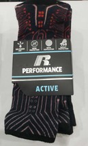 Russell Boys&#39; Size M/M 360 Crew Socks, 3 Pack Color Red Assorted - $15.83