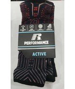 Russell Boys&#39; Size M/M 360 Crew Socks, 3 Pack Color Red Assorted - €13,68 EUR